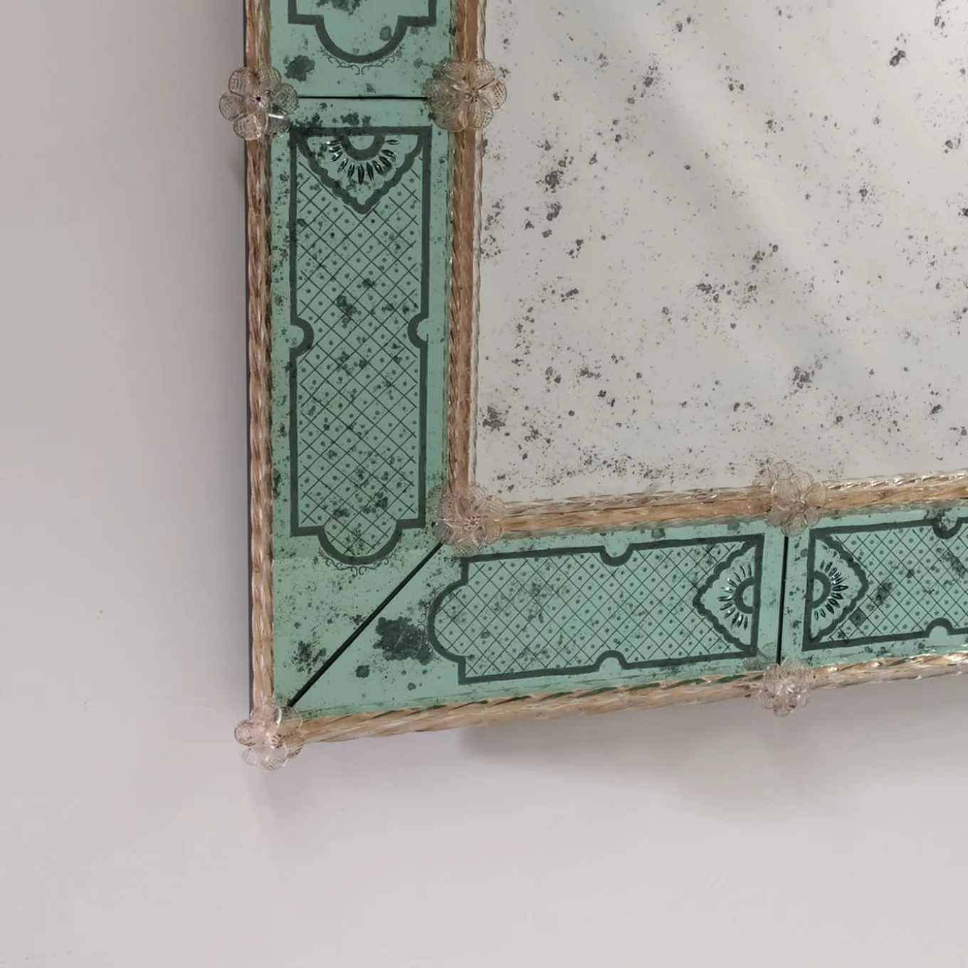 Ca' Dei Fuseri Murano Glass Mirror