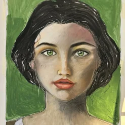 CA/1000 Lass Polychrome Painting