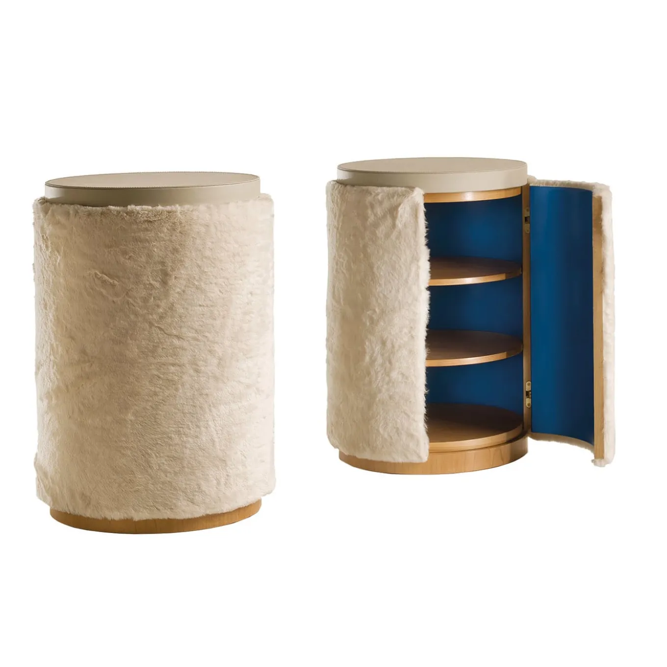 Cabinet in Furs by Analogia Project in Faux fur