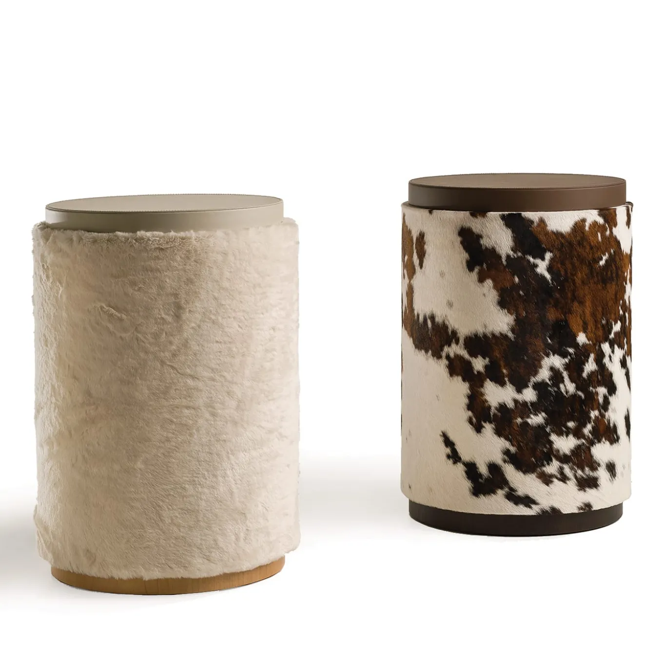 Cabinet in Furs by Analogia Project in Faux fur