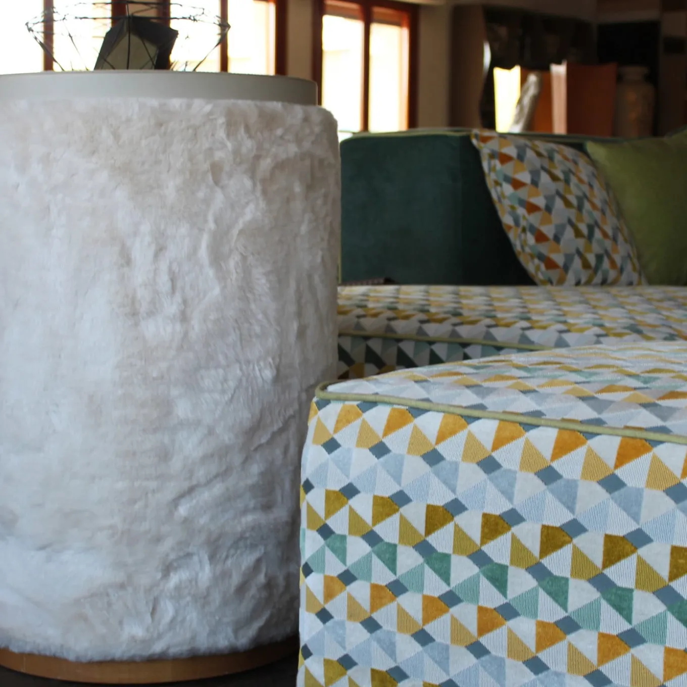 Cabinet in Furs by Analogia Project in Faux fur