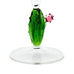 Cactus Mania Set of 4 Flutes in Green