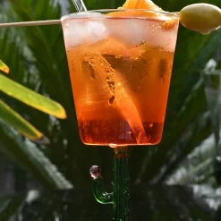 Cactus Mania Set of 4 Wine Glasses in Green