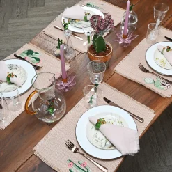 Cactus Mania Set of 4 Wine Glasses in Green