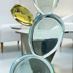 Cactus With Flower Sculpture