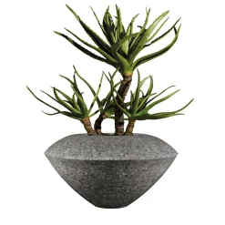 Cairo Gray Mosaic Floral Arrangement