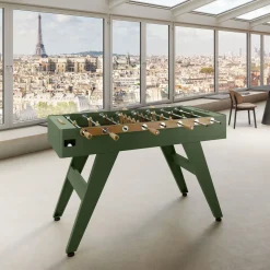 Calciobalilla Boss Iroko Wood Green Foosball table