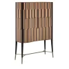 Caleido Piume Natural Wood Bar Cabinet