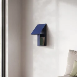 Caletta Pass-thorugh Blue Metal Shelf