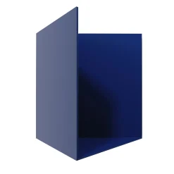 Caletta Pocket Blue Metal Shelf with Right Opening