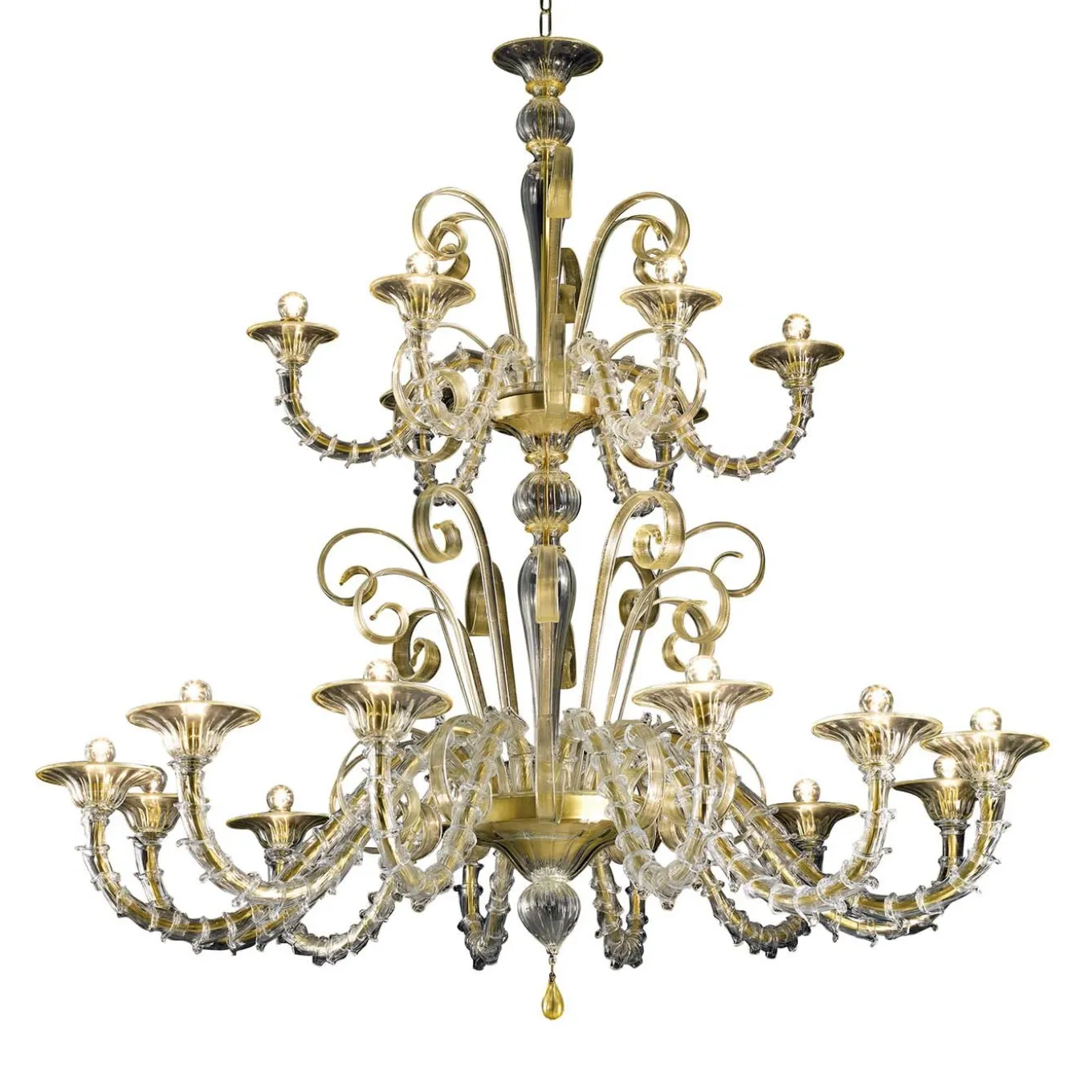 Calle Gerolamo Glass Chandelier