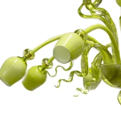 Callesverde Green Glass Chandelier