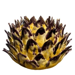 Calliroe Yellow And Purple Ceramic Vase