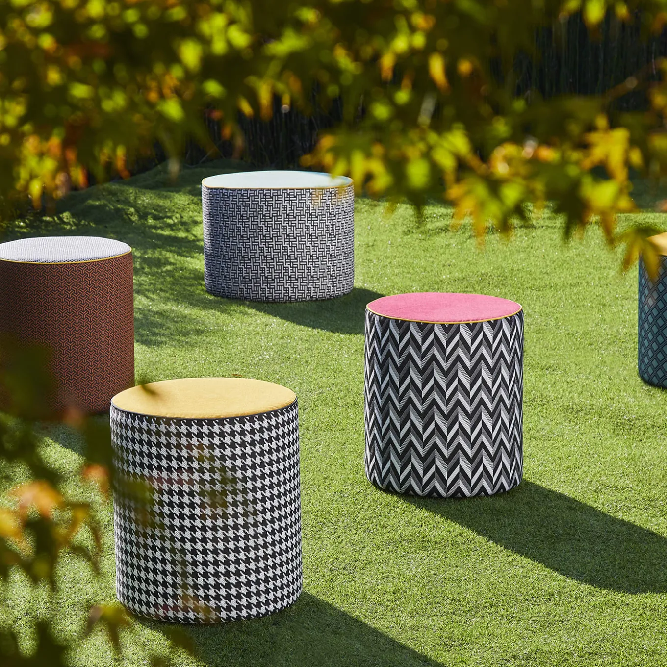 Calybabu Green Outdoor Pouf