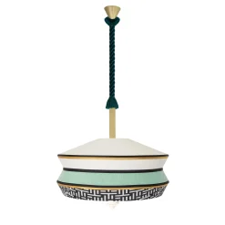 Calypso Antigua Xl Outdoor Mint Pendant Lamp By Servomuto