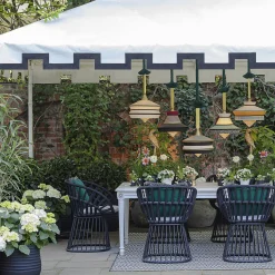 Calypso Guadaloupe Outdoor Black Pendant Lamp By Servomuto