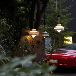 Calypso Martinique Outdoor Building Pendant Lamp By Servomuto