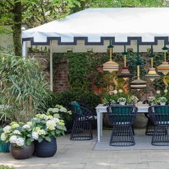 Calypso Martinique Outdoor Yellow Pendant Lamp By Servomuto