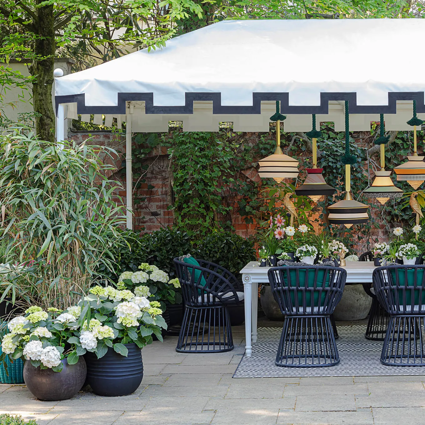 Calypso Martinique Outdoor Yellow Pendant Lamp By Servomuto