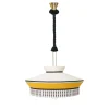 Calypso Martinique Xl Yellow Indoor Pendant Lamp By Servomuto