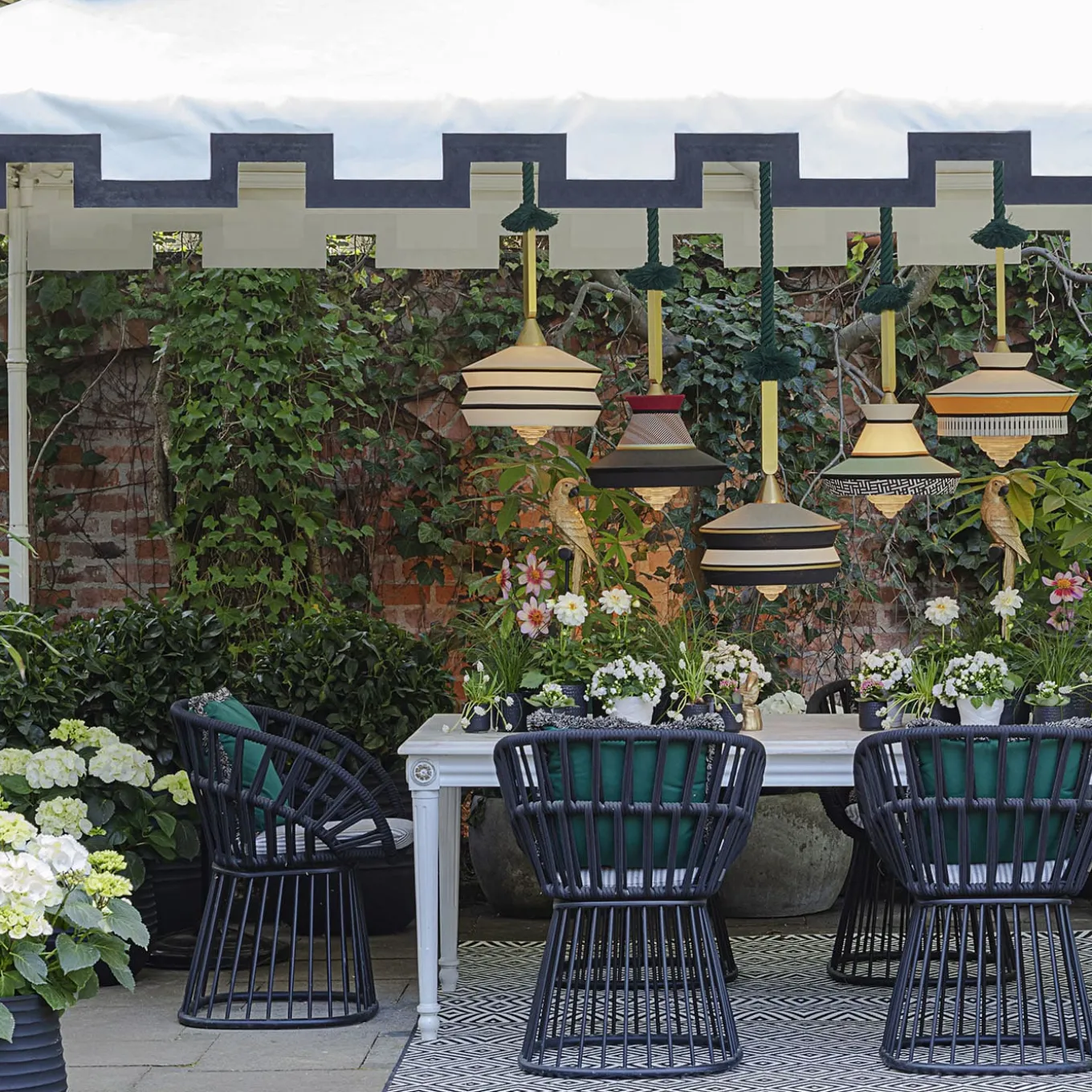 Calypso Outdoor Antigua Sale e Pepe Pendant Lamp by Servomuto