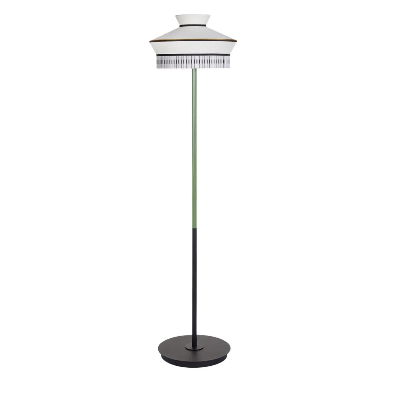 Calypso Outdoor Black & Green Floor Lamp by Servomuto
