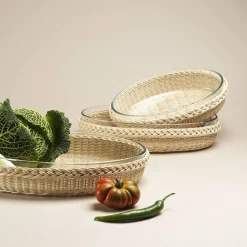Camelia Oval Oven Pan