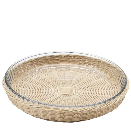 Camomilla Tarte Pan Wicker Basket Medium Basket