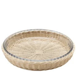 Camomilla Tarte Pan Wicker Basket Small Size