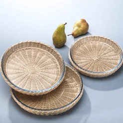 Camomilla Tarte Pan Wicker Basket Small Size