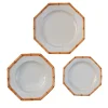 Canabe Bamboo Ceramic Dining Set