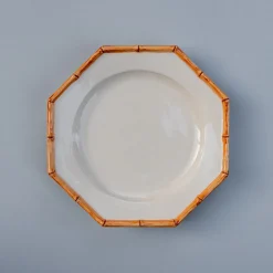 Canabe Bamboo Ceramic Dining Set