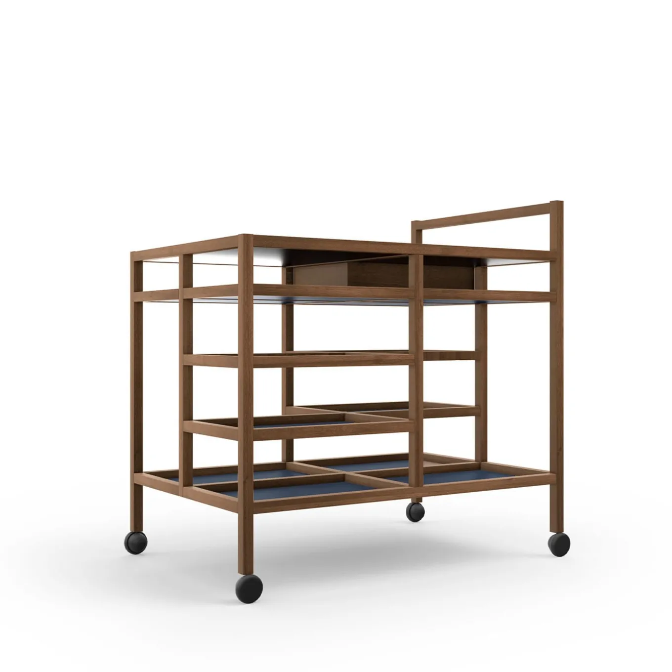 Canaletto Walnut Serving Cart by Bodil Kjær