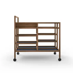 Canaletto Walnut Serving Cart by Bodil Kjær