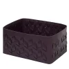 Cancun N. 16 Plum Rectangular Basket
