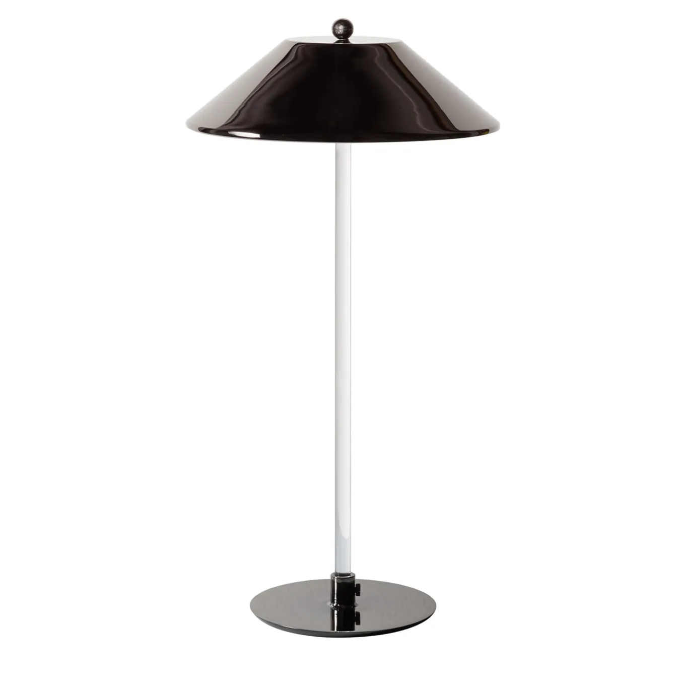 Candilee Polished Black Table Lamp by Isacco Brioschi