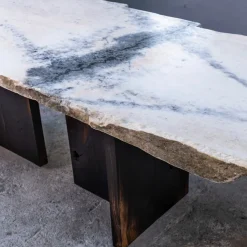 Candoglia Candoglia Marble And Oak Wood Dining Table