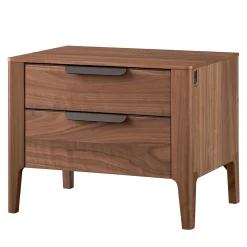 Cannaregio Bedside Table in Canaletto Walnut Wood