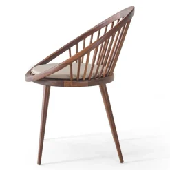 Cannaregio Chair in Canaletto Walnut Wood