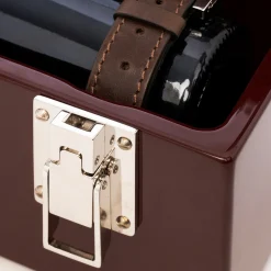 Cannes Bordeaux Bottle Trunk with Glossy Finish