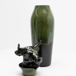 Canopo Toro Black & Green L Vase