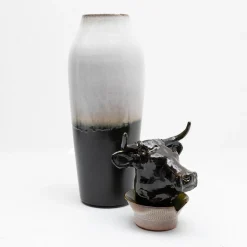 Canopo Toro Black & White L Vase