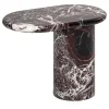 Cantilever S Rosso Levanto Marble End Table by Matteo Zorzenoni