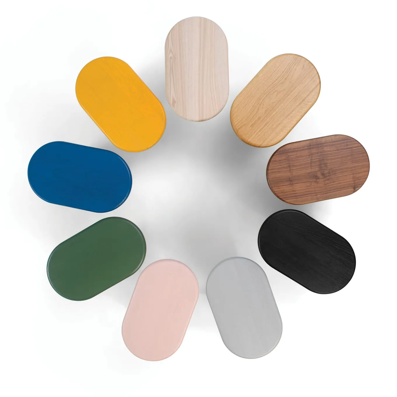 Cantilever S Walnut Wood Side Table