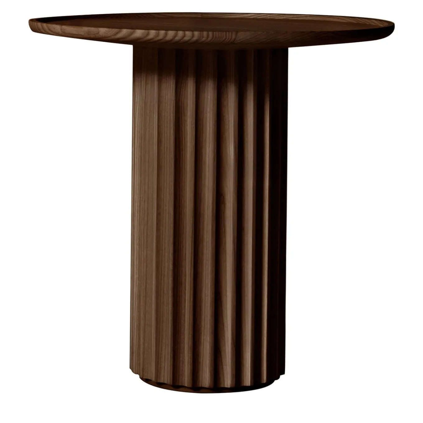 Capitello Brown Ash Side Table