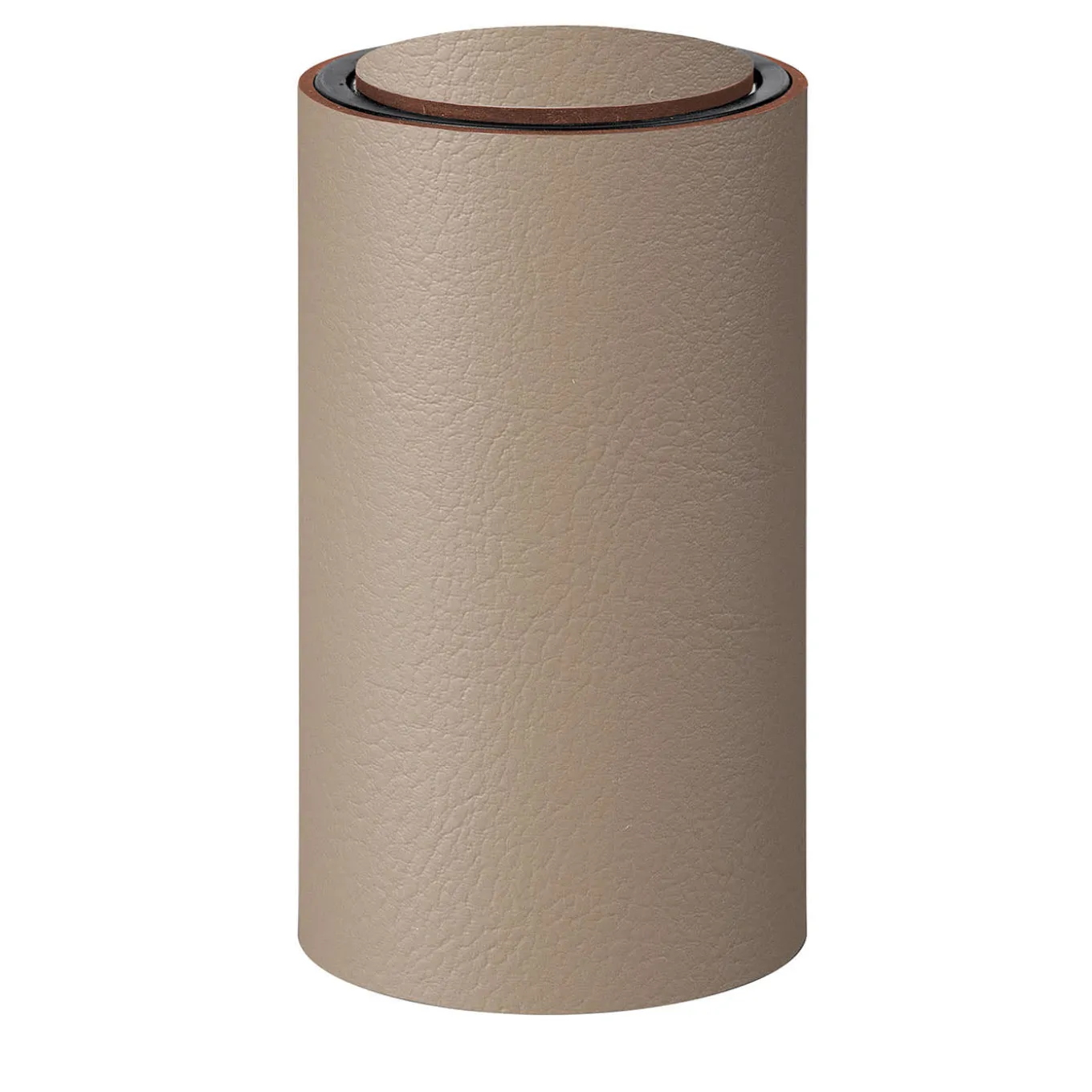 Cappuccino Leather Toohpick Holder