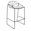 Capri Black and Gray Stool