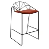 Capri Black and Orange Stool