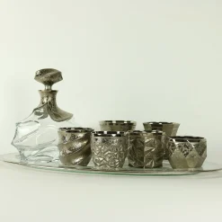 Capriccio Onda Transparent and Platinum Bottle