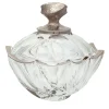 Capriccio Platinum & Crystal Bowl with Lid
